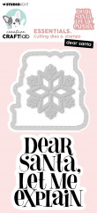 Clear Stamps and Cutting Die - Essentials Nr. 83 - Dear Santa