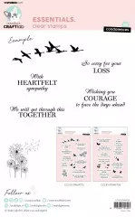 Studio Light Clear Stamps - Essentials Nr. 725 - Condolences (EN)