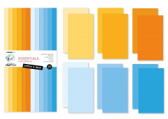 Studio Light - Unicolor Paper Pad - Essentials Nr. 178 - Yellow & Blue