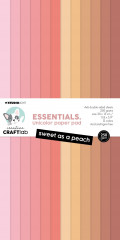 Studio Light - Unicolor Paper Pad - Essentials Nr. 190 - Sweet As A Peach