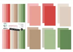 Studio Light - Unicolor Paper Pad - Christmas Essentials Nr. 221 - Classic Christmas