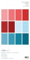 Studio Light - Unicolor Paper Pad - Essentials Nr. 262 - Red & Blue