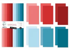 Studio Light - Unicolor Paper Pad - Essentials Nr. 262 - Red & Blue