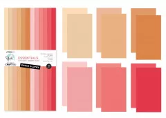 Studio Light - Unicolor Paper Pad - Essentials Nr. 292 - Peach & Pinks