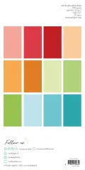 Studio Light - Unicolor Paper Pad - Essentials Nr. 307 - Rainbow