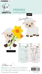 Studio Light - Friendz Cutting Dies - Fiona