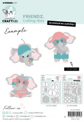 Studio Light Cutting Dies - Friendz Nr. 834 - Accessoires Summer