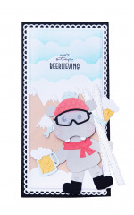 Studio Light Cutting Dies - Friendz Nr. 879 - Accessoires Skiing