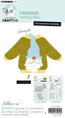Studio Light - Cutting Dies - Friendz Nr. 988 - Accessoires Sweater