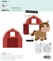 Studio Light Cutting Dies - Friendz Nr. 994 - Accessoires Barn