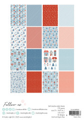 Studio Light - A5 Designer Paper Pad - Friendz - Hello Winter