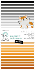 Studio Light - Mini Paper Pad - Friendz Nr. 120 - Meowy