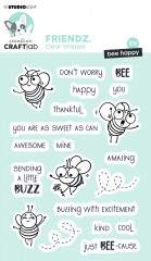 Studio Light Clear Stamps - Essentials Nr. 434 - Bee Happy (ENG)