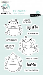 Studio Light Clear Stamps - Friendz Nr. 553 - Cup of Tea (EN)