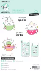 Studio Light Clear Stamps - Friendz Nr. 553 - Cup of Tea (EN)