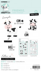 Studio Light Clear Stamps - Friendz Nr. 599 - Holy Cow (EN)