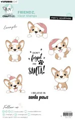 Studio Light - Clear Stamps - Friendz Nr. 874 - Merry Woofmass