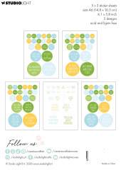 Studio Light - Friendz Sticker Sheets - Spring