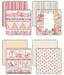 Strawberry Tea - 8x8 Inch Premium Paper Pad