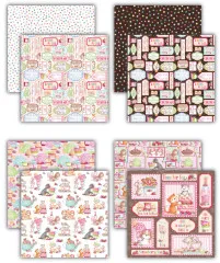 Strawberry Tea - 8x8 Inch Premium Paper Pad