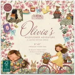 Olivia's Wildflower Adventures - 8x8 Inch Premium Paper Pad