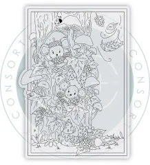 Clear Stamps - Tales from Oak Wood - Mice Tree