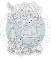 Clear Stamps - Tales from Oak Wood - Falling Leaves