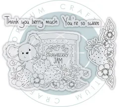 Clear Stamps - Strawberry Tea - So Sweet