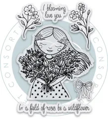 Clear Stamps - Olivia's Wildflower Adventures - Be A Wildflower
