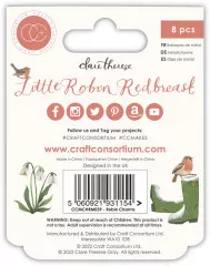 Metal Charms - Little Robin Redbreast