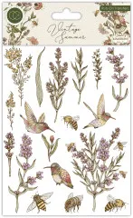 Premium Rub-On Transfers Set - Vintage Summer by Olena Kovalova