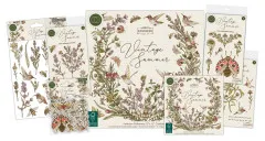 Premium Rub-On Transfers Set - Vintage Summer by Olena Kovalova