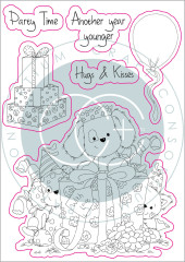 Clear Stamps - Party Time, The Gift Of Giving