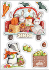 Clear Stamps - Happy Harvest Apples