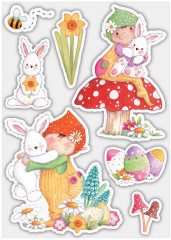 Clear Stamps - Let Spring Begin - Bunny