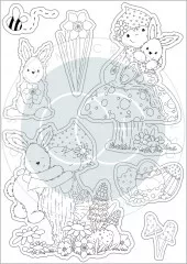 Clear Stamps - Let Spring Begin - Bunny