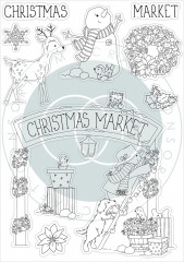 Clear Stamps - Christmas Market - Christmas Market