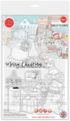 Clear Stamps - Christmas Market - Christmas Post