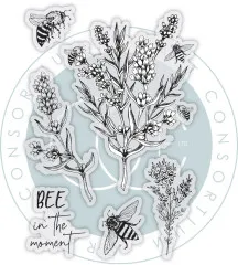 Clear Stamps - Vintage Summer - Bee & Lavender by Olena Kovalova