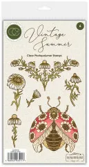 Clear Stamps - Vintage Summer - Ladybug & Daisy by Olena Kovalova