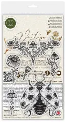 Clear Stamps - Vintage Summer - Ladybug & Daisy by Olena Kovalova