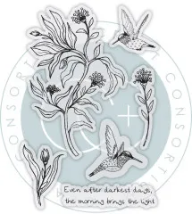 Clear Stamps - Vintage Summer - Hummingbird by Olena Kovalova