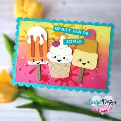 CarlijnDesign Cutting Dies - Popsicle Smiles