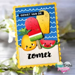 CarlijnDesign Cutting Dies - Popsicle Smiles