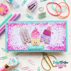 CarlijnDesign Cutting Dies - Popsicle Smiles