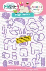 CarlijnDesign Cutting Dies - Magic Unicorn by Jocelijne Design
