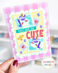 CarlijnDesign Cutting Dies - Magic Unicorn by Jocelijne Design