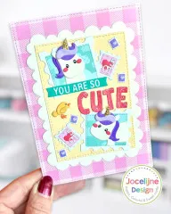 CarlijnDesign Cutting Dies - Magic Unicorn by Jocelijne Design