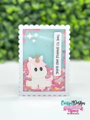 CarlijnDesign Cutting Dies - Magic Unicorn by Jocelijne Design