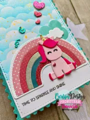 CarlijnDesign Cutting Dies - Magic Unicorn by Jocelijne Design